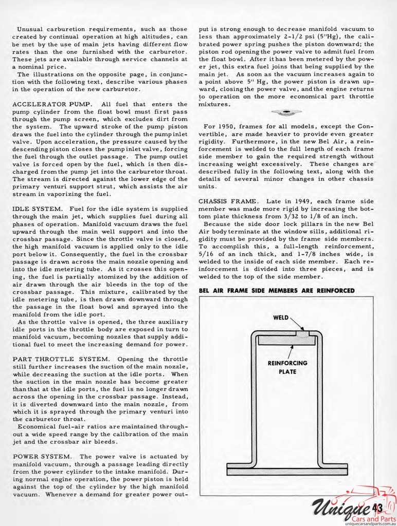 1950 Chevrolet Engineering Features Brochure Page 69